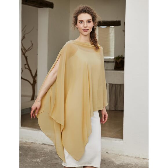 sheer wrap for formal dress Pxiakgy Women's Shawl Wrap for Evening Dress Chiffon Scarf Shawls for Prom Wedding Party, Large Beach Cover Up Wrap,Lightweight Chiffon Translucent